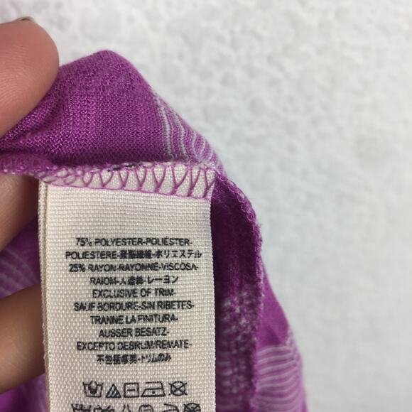 Free People Azalea Topsy Turny Purple Stripe Tunic Dress Small - Picture 5 of 10